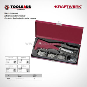 2224 KRAFTWERK herramientas taller barcelona espana Kit remachadora manual 01
