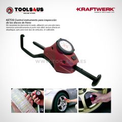 30005 KRAFTWERK herramientas taller barcelona Control instrumento para inspección de los discos de freno KETOS 02