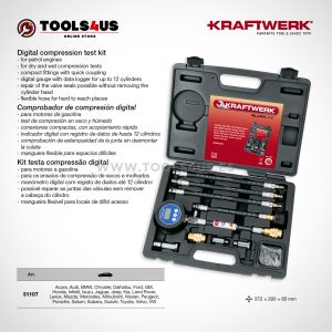 31107 KRAFTWERK herramientas taller barcelona espana Comprobador compresion digital Motores Gasolina 02