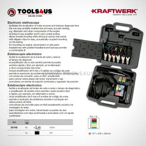 31119 KRAFTWERK herramientas taller barcelona espana Estetoscopio electronico diagnosis automocion 02