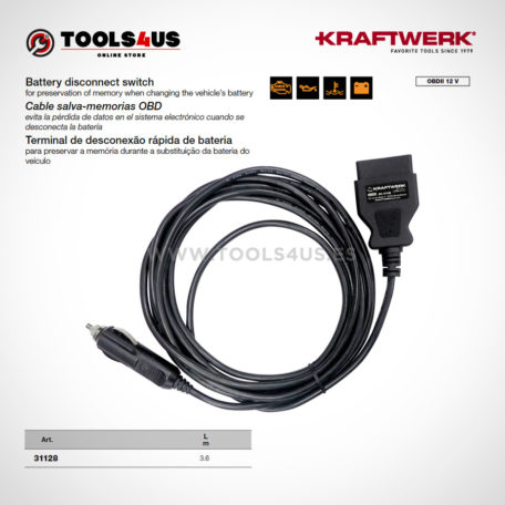 31128 KRAFTWERK herramientas taller barcelona espana cable salva memorias OBD 01