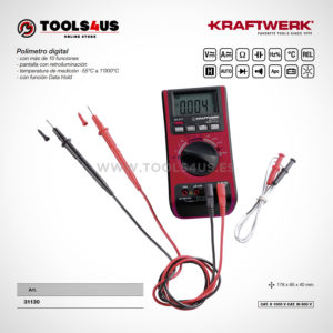 31130 KRAFTWERK herramientas taller barcelona espana Polimetro Multimetro digital de calidad 01