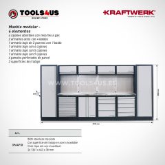 3964FIX Kraftwerk Mueble Modular Taller 6 Elementos INOX 03