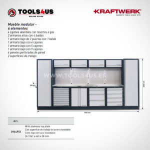 3964FIX Kraftwerk Mueble Modular Taller 6 Elementos INOX 03