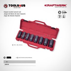 400015 KRAFTWERK herramientas taller barcelona Juego llaves vaso impacto 3 4 largos