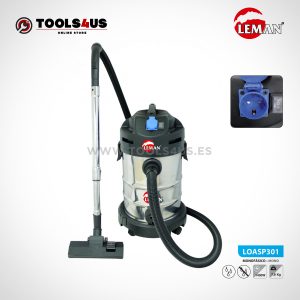 LOASP301 Aspirador de Polvo y Agua 30L 1400W Leman 02