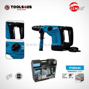 Taladro Percutor Perforador SDS 1200W MAX 40mm Leman PSM040 02
