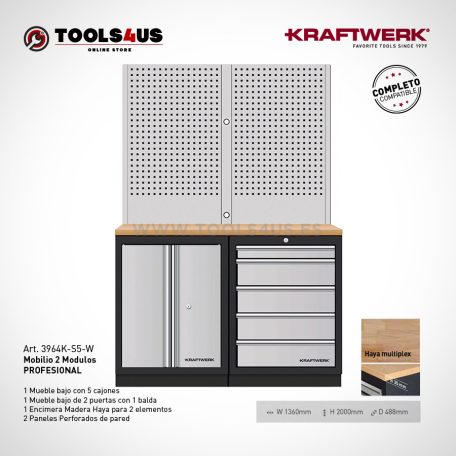 3964k s5 w mueble taller oficina laboratorio garage profesional herramientas kraftwerk barcelona 01