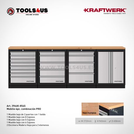 3964k 854s 4 elementos mueble de taller banco trabajo garage negocio bicicleteria taller bici kraftwerk herramientas españa barcelona 01