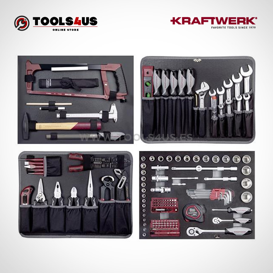 202147000 maleta maletin de herramientas profesionales b147 1 41 2 158 piezas kraftwerk 03